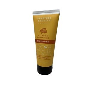 Crabtree & Evelyn Citron & Coriander Energising Body Scrub 6.1 oz New